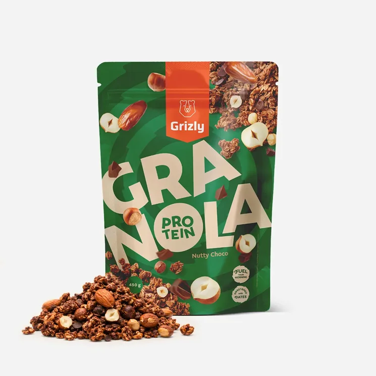 Granola proteinnel mogyoró és datolyás csoki 6 x 450 g